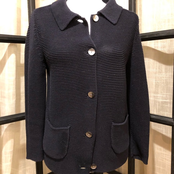 Ann Taylor Sweaters - Ann Taylor navy cardigan sweater size S